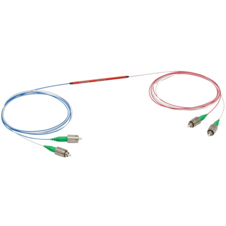 TN670R1A2 - Узкополосный оптический разветвитель, 2x2, SM волокно, рабочий диапазон: 670 ± 15 нм, разделение сигнала: 99:1, разъем: FC/APC, Thorlabs TN670R1A2 - Узкополосный оптический разветвитель, 2x2, SM волокно, рабочий диапазон: 670 ± 15 нм, разделение сигнала: 99:1, разъем: FC/APC, Thorlabs