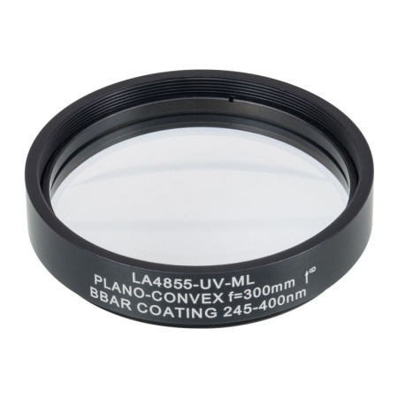 LA4855-UV-ML - Плоско-выпуклая линза, Ø2", UVFS, оправа с резьбой SM2, f = 300.0 мм, просветляющее покрытие: 245-400 нм, Thorlabs LA4855-UV-ML - Плоско-выпуклая линза, Ø2", UVFS, оправа с резьбой SM2, f = 300.0 мм, просветляющее покрытие: 245-400 нм, Thorlabs
