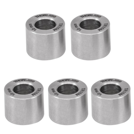 TR10M - Шайбы для регулирования высоты стержней, Ø1/2", толщина: 10 мм, 5 шт., Thorlabs