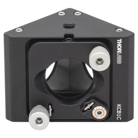 KCB1C - Угловой кинематический держатель зеркал с отверстиями для стержней без резьбы, для каркасных систем: 30 мм, 2 порта с резьбой: SM1, крепления: 8-32 и 1/4"-20, Thorlabs KCB1C - Угловой кинематический держатель зеркал с отверстиями для стержней без резьбы, для каркасных систем: 30 мм, 2 порта с резьбой: SM1, крепления: 8-32 и 1/4"-20, Thorlabs