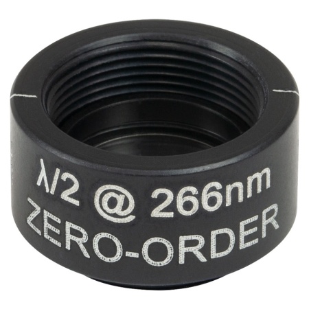 WPHSM05-266 - Полуволновая пластинка нулевого порядка, Ø1/2", резьба оправы: SM05, рабочая длина волны: 266 нм, Thorlabs