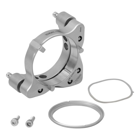 POLARIS-K50F4/M - Держатель оптики Polaris™, фиксация с минимальной силой воздействия на оптический элемент Ø50 мм, 2 регулировочных винта, Thorlabs
