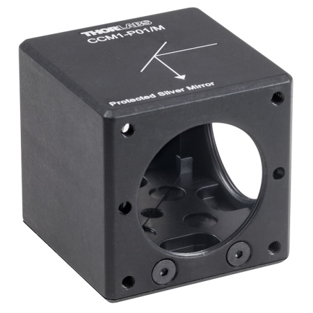 CCM1-P01/M - Прямая треугольная зеркальная призма в оправе, для каркасных систем: 30 мм, серебряное покрытие, крепление: M4, Thorlabs