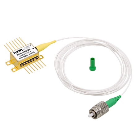 DBR1060SN - Лазерный диод с распределённым брэгговским отражателем, 1060 нм, 130 мВт, корпус: Butterfly, SM оптоволокно, FC/APC разъем, встроенный изолятор, Thorlabs DBR1060SN - Лазерный диод с распределённым брэгговским отражателем, 1060 нм, 130 мВт, корпус: Butterfly, SM оптоволокно, FC/APC разъем, встроенный изолятор, Thorlabs
