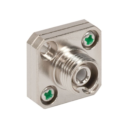 ADAFC3 - Соединительная оптическая розетка с квадратным фланцем для FC/APC разъемов, узкий боковой паз (2.0 мм), Thorlabs