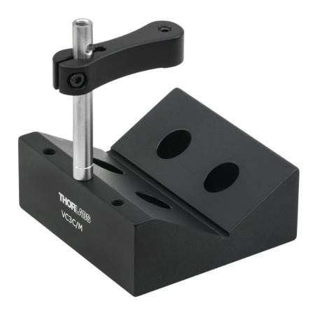 VC3C/M - V-образный зажим с фиксирующей рукояткой PM4/M, длина: 63.5 мм, метрическая резьба, Thorlabs VC3C/M - V-образный зажим с фиксирующей рукояткой PM4/M, длина: 63.5 мм, метрическая резьба, Thorlabs