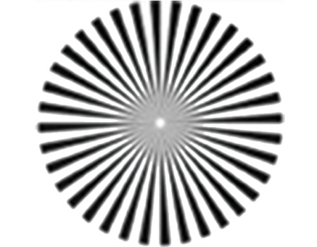 Тест-объекты: звезда Сименса