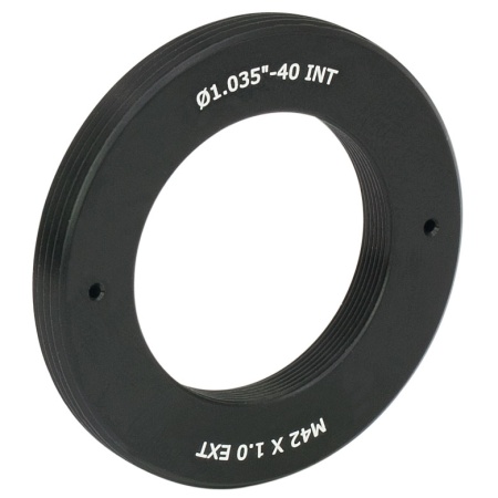 SM1A49 - Переходник с внешней резьбой M42 x 1.0 и внутренней резьбой SM1, Thorlabs SM1A49 - Переходник с внешней резьбой M42 x 1.0 и внутренней резьбой SM1, Thorlabs