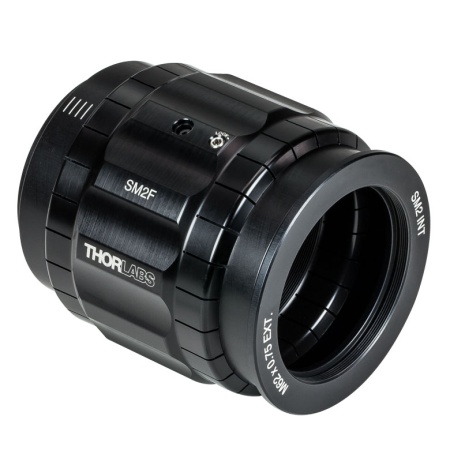 SM2F - Коллимирующий адаптер с возможностью регулирования положения оптики, для линз: Ø2" или Ø50 мм, Thorlabs SM2F - Коллимирующий адаптер с возможностью регулирования положения оптики, для линз: Ø2" или Ø50 мм, Thorlabs