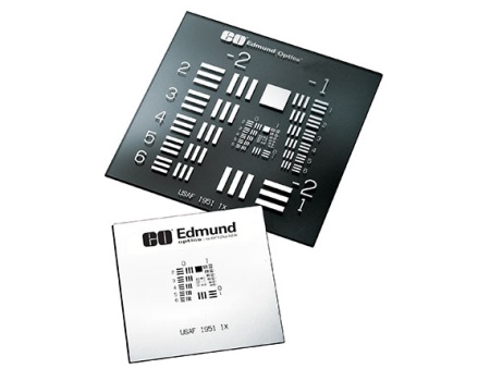 Тест-объект USAF 1951 из кварцевого стекла (UVFS)