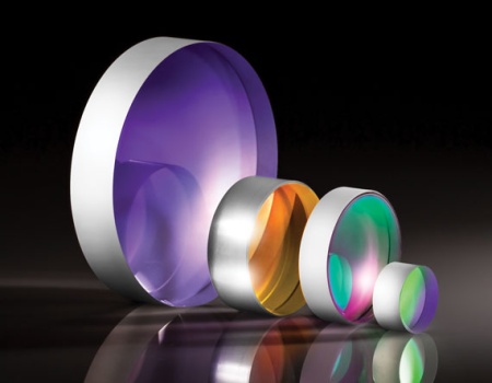 Зеркало для работы с Nd:YAG лазером, диаметр: 25.4 мм, рабочая длина волны: 266 нм, угол падения: 45°, Edmund Optics 