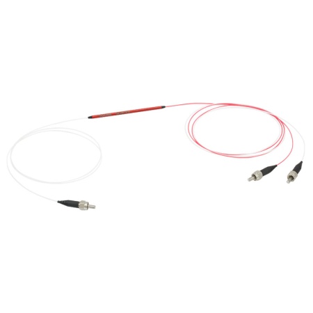 TM105R1S1B - Оптоволоконный разветвитель 1x2, многомодовые волокна, низкая концентрация OH, сердцевина: Ø105 мкм, 0.22 NA, деление сигнала: 99:1, рабочий диапазон: 400 - 2200 нм, SMA905 разъемы, Thorlabs TM105R1S1B - Оптоволоконный разветвитель 1x2, многомодовые волокна, низкая концентрация OH, сердцевина: Ø105 мкм, 0.22 NA, деление сигнала: 99:1, рабочий диапазон: 400 - 2200 нм, SMA905 разъемы, Thorlabs