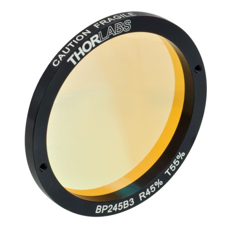 BP245B3 - Пленочный светоделитель, Ø2", с покрытием, деление 45:55 (отражение:пропускание), для 1-2 мкм, Thorlabs