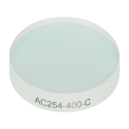 AC254-400-C - Ахроматический дублет, фокусное расстояние: 400.0 мм, Ø1", просветляющее покрытие: 1050 - 1700 нм, Thorlabs