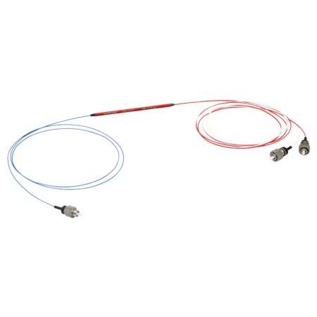 PFC1310F - Сплавной разветвитель для работы с поляризованным излучением, рабочий диапазон: 1310 ± 15 нм, волокно: PM, разъемы: FC/PC, Thorlabs