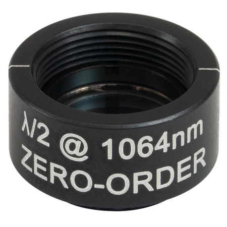 WPHSM05-1064 - Полуволновая пластинка нулевого порядка, Ø1/2", резьба: SM05, рабочая длина волны: 1064 нм, Thorlabs