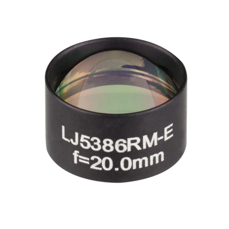 LJ5386RM-E - Плоско-выпуклая цилиндрическая линза, Ø1/2", в оправе, материал: CaF2, f = 20.0 мм, просветляющее покрытие: 2 - 5.0 мкм, Thorlabs LJ5386RM-E - Плоско-выпуклая цилиндрическая линза, Ø1/2", в оправе, материал: CaF2, f = 20.0 мм, просветляющее покрытие: 2 - 5.0 мкм, Thorlabs