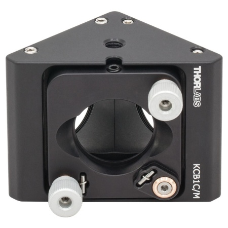 KCB1C/M - Угловой кинематический держатель зеркал с отверстиями для стержней без резьбы, для каркасных систем: 30 мм, 2 порта с резьбой: SM1, крепления: M4 и M6, Thorlabs KCB1C/M - Угловой кинематический держатель зеркал с отверстиями для стержней без резьбы, для каркасных систем: 30 мм, 2 порта с резьбой: SM1, крепления: M4 и M6, Thorlabs