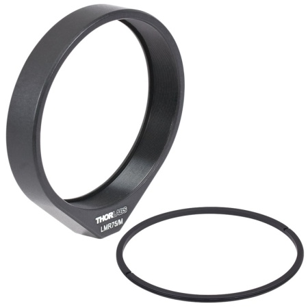 LMR75/M - Держатель для линз Ø75 мм со стопорным кольцом, крепление: М4, Thorlabs