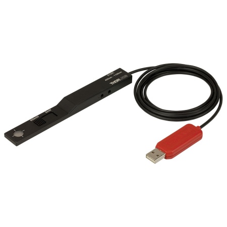PM16-130 - Измеритель мощности с USB интерфейсом, фотодиодный датчик на основе кремния (Si) с тонкой конфигурацией, рабочий диапазон: 400 - 1100 нм, макс. детектируемая мощность: 500 мВт, Thorlabs PM16-130 - Измеритель мощности с USB интерфейсом, фотодиодный датчик на основе кремния (Si) с тонкой конфигурацией, рабочий диапазон: 400 - 1100 нм, макс. детектируемая мощность: 500 мВт, Thorlabs