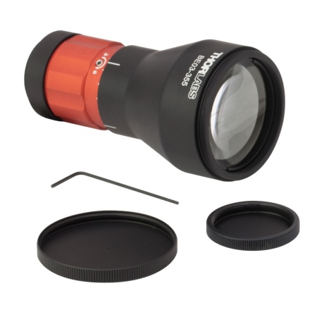 BE03-355 - Расширитель пучка для работы с мощным лазерным излучением, увеличение: 3X, оптические элементы: UVFS, просветляющее покрытие: 355 нм, Thorlabs BE03-355 - Расширитель пучка для работы с мощным лазерным излучением, увеличение: 3X, оптические элементы: UVFS, просветляющее покрытие: 355 нм, Thorlabs