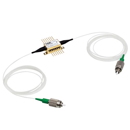 BOA1132S - Оптический усилитель O-диапазона, чувствителен к поляризации излучения, центральная длина волны: 1300 нм (тип.), корпус: Butterfly, сопряжен с одномодовыми оптическими волокнами, разъемы: FC/APC, Thorlabs