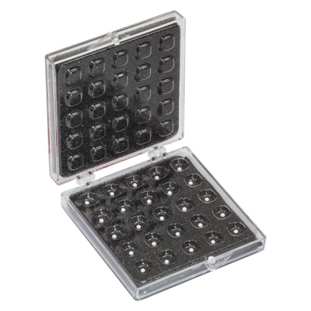 PKCESP - Полусферы для создания контакта пьезоэлектрика с подвижным элементом системы, Ø2.0 мм, 25 шт., Thorlabs PKCESP - Полусферы для создания контакта пьезоэлектрика с подвижным элементом системы, Ø2.0 мм, 25 шт., Thorlabs