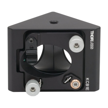 KCB1E - Угловой кинематический держатель эллиптических зеркал с отверстиями для стержней с резьбой, для каркасных систем: 30 мм, 2 порта с резьбой: SM1, крепления: 8-32 и 1/4"-20, Thorlabs KCB1E - Угловой кинематический держатель эллиптических зеркал с отверстиями для стержней с резьбой, для каркасных систем: 30 мм, 2 порта с резьбой: SM1, крепления: 8-32 и 1/4"-20, Thorlabs