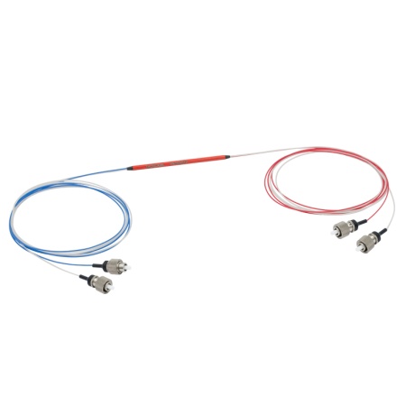 PN780R5F2 - Оптоволоконный разветвитель 2x2, тип волокна: PM, рабочий диапазон: 780 ± 15 нм, разделение сигнала: 50:50, PER: ≥18 дБ, разъемы: FC/PC, Thorlabs