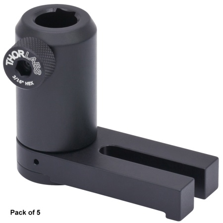 UPH2-P5 - Универсальный держатель для стержней 1/2", подпружиненный винт, фиксируемый шестигранным ключом, высота: 2", 5 шт., Thorlabs UPH2-P5 - Универсальный держатель для стержней 1/2", подпружиненный винт, фиксируемый шестигранным ключом, высота: 2", 5 шт., Thorlabs