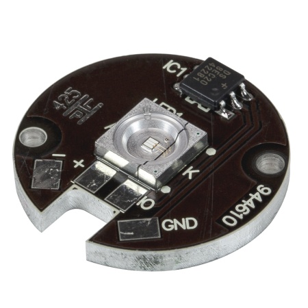 M340D3 - Светодиод на печатной плате с металлической основой, 340 нм, макс. ток: 700 мА, мин. мощность: 53 мВт, Thorlabs M340D3 - Светодиод на печатной плате с металлической основой, 340 нм, макс. ток: 700 мА, мин. мощность: 53 мВт, Thorlabs