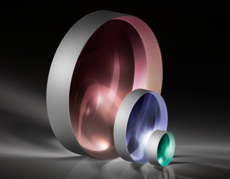 Плоско-вогнутые линзы с покрытием для 400 - 1000 нм