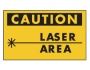 Предупреждающие знаки для работы с лазером в лаборатории