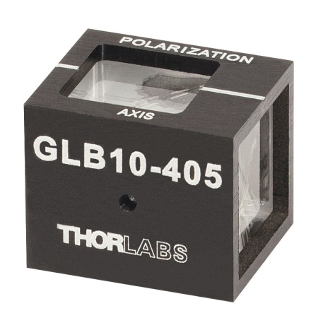 GLB10-405 - Поляризационная призма Глана, материал: alpha-BBO, апертура: 10.0 мм, просветляющее покрытие: 405 нм, Thorlabs GLB10-405 - Поляризационная призма Глана, материал: alpha-BBO, апертура: 10.0 мм, просветляющее покрытие: 405 нм, Thorlabs