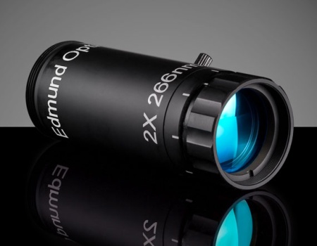 Расширитель лазерного пучка Vega™, расширение луча: 2X, покрытие для 266 нм, Edmund Optics