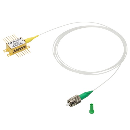 SLD920S - Суперлюминесцентный диод, мощность: 15 мВт, длина волны излучения: 920 нм, ширина полосы: 65 нм (3 дБ), SM оптоволокно, FC/APC разъем, корпус: Butterfly, Thorlabs