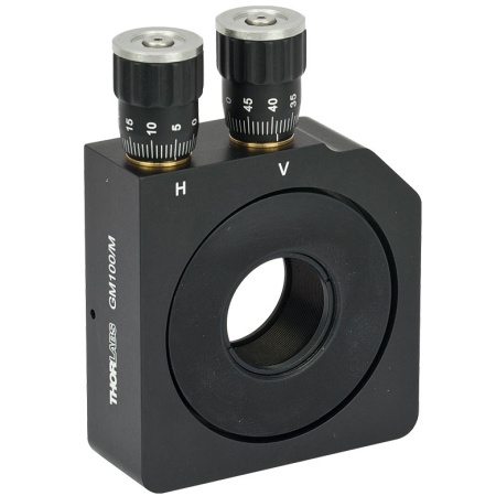 GM100/M - Держатель оптики Ø25.4 мм, Карданов подвес, метрическая резьба, стопорное кольцо в комплекте, Thorlabs GM100/M - Держатель оптики Ø25.4 мм, Карданов подвес, метрическая резьба, стопорное кольцо в комплекте, Thorlabs