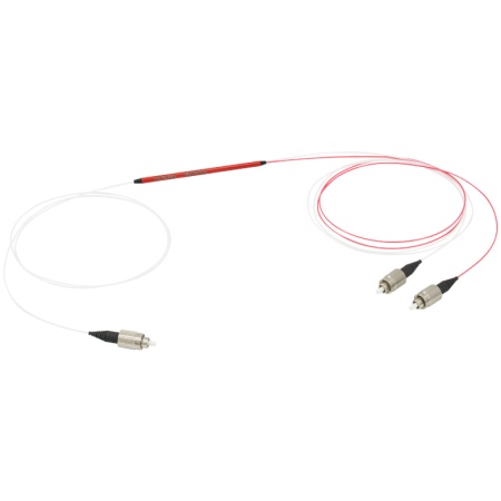 TM200R5F1B - Оптоволоконный разветвитель 1x2, многомодовые волокна, низкое содержание OH, сердцевина: Ø200 мкм, 0.22 NA, деление сигнала: 50:50, рабочий диапазон: 400 - 2200 нм, FC/PC разъемы, Thorlabs TM200R5F1B - Оптоволоконный разветвитель 1x2, многомодовые волокна, низкое содержание OH, сердцевина: Ø200 мкм, 0.22 NA, деление сигнала: 50:50, рабочий диапазон: 400 - 2200 нм, FC/PC разъемы, Thorlabs