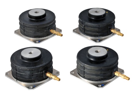 PWA075 - Виброизолирующие опоры, пассивная виброизоляция, допустимая нагрузка: 135-700 кг, 4 шт., Thorlabs