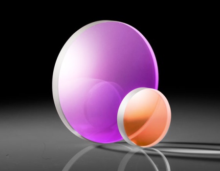 Плоско-выпуклая линза для лазера с покрытием для 266 нм, диаметр: 25.4 мм, фокусное расстояние: 250.0 мм, Edmund Optics