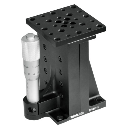 MVS010 - Вертикальный транслятор, смещение: 1", крепления: 8-32, 1/4"-20, Thorlabs MVS010 - Вертикальный транслятор, смещение: 1", крепления: 8-32, 1/4"-20, Thorlabs