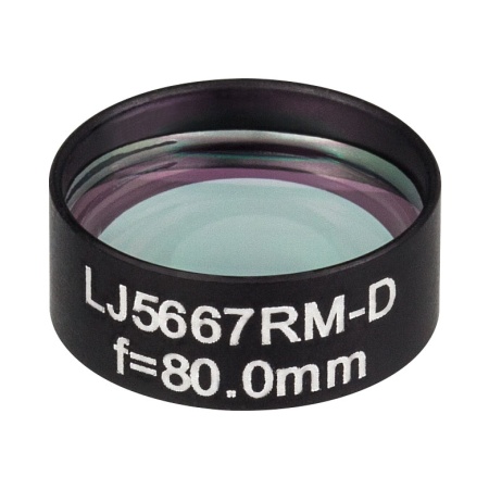 LJ5667RM-D - Плоско-выпуклая цилиндрическая линза, Ø1/2", в оправе, материал: CaF2, f = 80.0 мм, просветляющее покрытие: 1.65 - 3.0 мкм, Thorlabs LJ5667RM-D - Плоско-выпуклая цилиндрическая линза, Ø1/2", в оправе, материал: CaF2, f = 80.0 мм, просветляющее покрытие: 1.65 - 3.0 мкм, Thorlabs