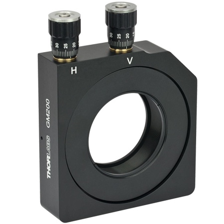 GM200 - Держатель оптики Ø2" на кардановом подвесе, дюймовая резьба, стопорное кольцо в комплекте, Thorlabs GM200 - Держатель оптики Ø2" на кардановом подвесе, дюймовая резьба, стопорное кольцо в комплекте, Thorlabs