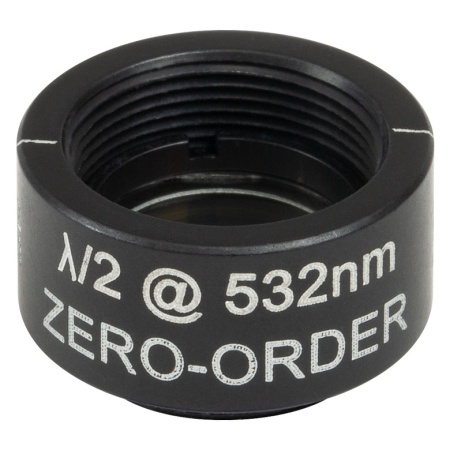 WPHSM05-532 - Полуволновая пластинка нулевого порядка, Ø1/2", резьба оправы: SM05, рабочая длина волны: 532 нм, Thorlabs