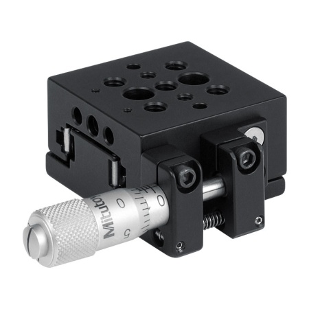 MS1S/M - Линейный транслятор, макс. сдвиг: 6.5 мм, метрическая резьба, микрометрический регулировочный винт сбоку, Thorlabs MS1S/M - Линейный транслятор, макс. сдвиг: 6.5 мм, метрическая резьба, микрометрический регулировочный винт сбоку, Thorlabs