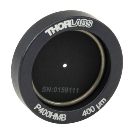 P400HMB - Точечная диафрагма в оправе Ø1/2", диаметр отверстия: 400 ± 10 мкм, материал: молибден, Thorlabs P400HMB - Точечная диафрагма в оправе Ø1/2", диаметр отверстия: 400 ± 10 мкм, материал: молибден, Thorlabs