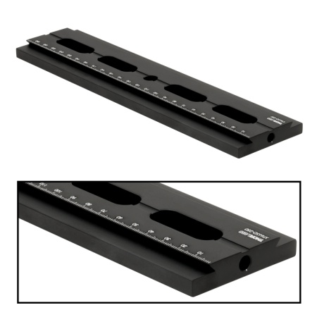 XT66SD-250 - Оптический рельс, ширина: 66 мм, длина: 250 мм, 1 грань с креплением типа "ласточкин хвост", отверстия вдоль оси рельса для крепления, Thorlabs