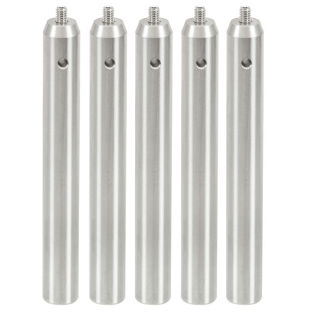 TR4-P5 - Стержни для держателей оптики, Ø1/2", сталь, винт с резьбой 8-32, резьбовое отверстие 1/4"-20, высота 4", 5 шт., Thorlabs