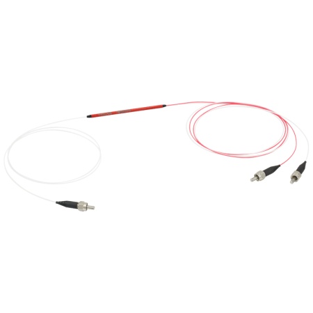 TM200R5S1B - Оптоволоконный разветвитель 1x2, многомодовые волокна, низкое содержание OH, сердцевина: Ø200 мкм, 0.22 NA, деление сигнала: 50:50, рабочий диапазон: 400 - 2200 нм, SMA905 разъемы, Thorlabs TM200R5S1B - Оптоволоконный разветвитель 1x2, многомодовые волокна, низкое содержание OH, сердцевина: Ø200 мкм, 0.22 NA, деление сигнала: 50:50, рабочий диапазон: 400 - 2200 нм, SMA905 разъемы, Thorlabs