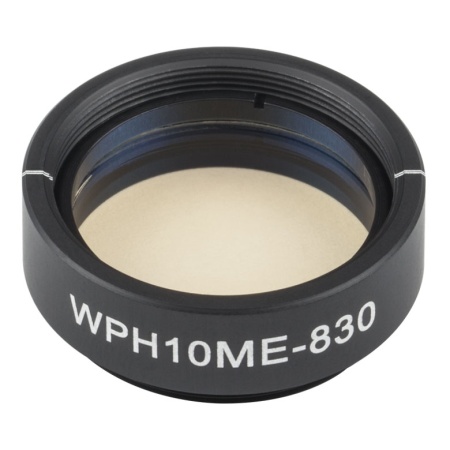 WPH10ME-830 - Полуволновая пластинка из ЖК полимера в оправе, Ø1", рабочая длина волны: 830 нм, резьба: SM1, Thorlabs WPH10ME-830 - Полуволновая пластинка из ЖК полимера в оправе, Ø1", рабочая длина волны: 830 нм, резьба: SM1, Thorlabs